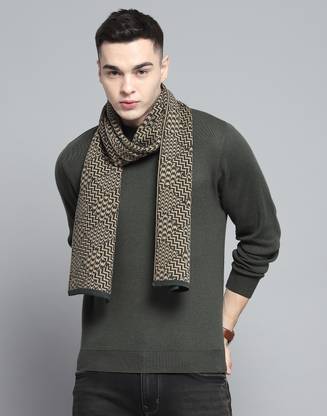 MONTE CARLO Self Design Men Muffler