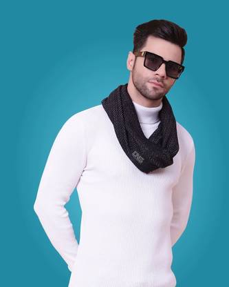 MHAX Self Design Men Muffler
