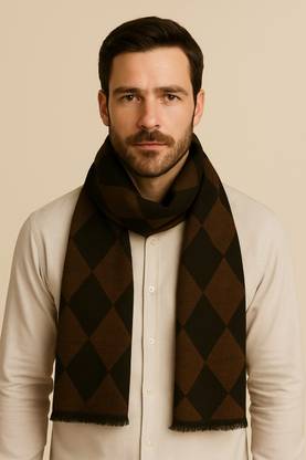 DesoRia Geometric Print Men Muffler