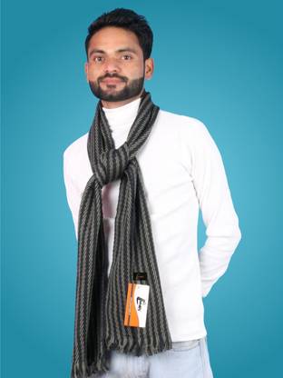 MHAX Self Design Men Muffler