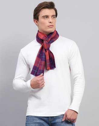 MONTE CARLO Checkered Men Muffler