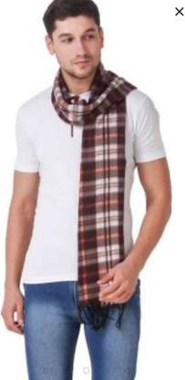 HK Fab Checkered Men & Women Muffler