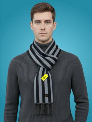 MHAX Striped Men Muffler