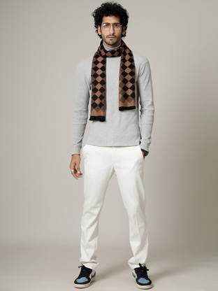 Ravaiyaa - Attitude Is Everything Checkered Men Muffler