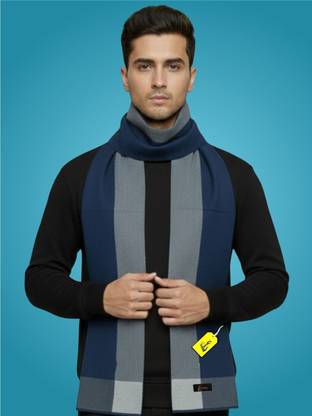 MHAX Striped Men Muffler