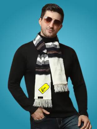 MHAX Striped Men Muffler