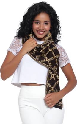 vesture Geometric Print, Woven Women Muffler