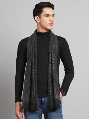 Ravaiyaa - Attitude Is Everything Geometric Print Men Muffler