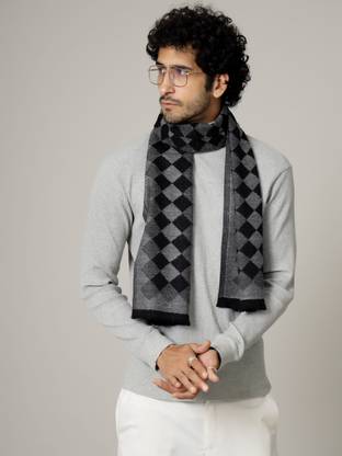 Ravaiyaa - Attitude Is Everything Checkered Men Muffler