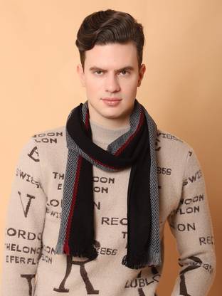 vesture Striped Men Muffler