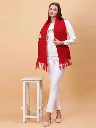 vesture Self Design Women Muffler