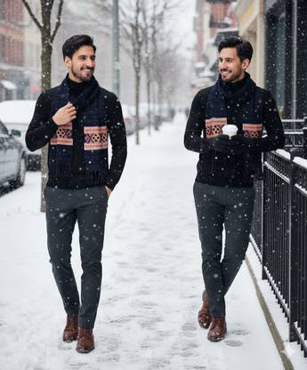 Cat Bunny Solid Men Muffler