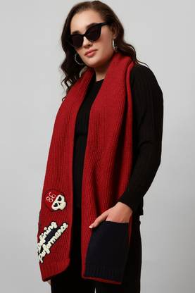 vesture Applique Women Muffler