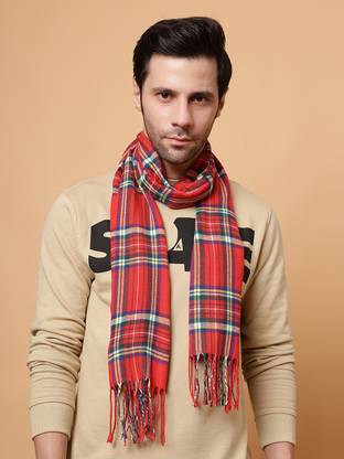 Lebami Checkered Men Muffler