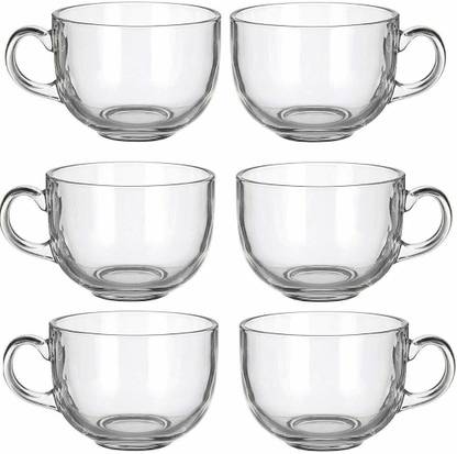 Blinkmax Transparent Cup Tea & Coffee Cup Glass Coffee Mug