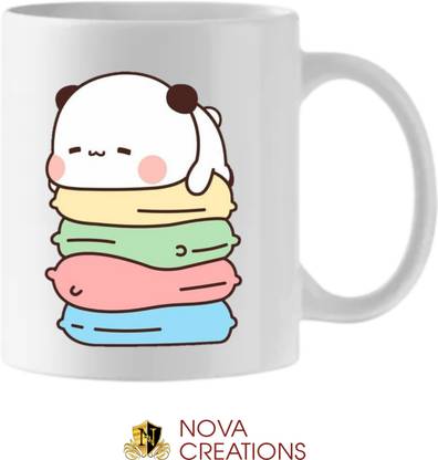 Nova Creations Bubu Feeling Lazy Ceramic Coffee Mug
