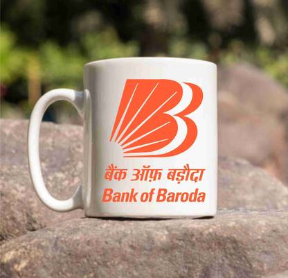 Balloonistics BANK OF BARODA LOGO CoffeeMug for Gift and Choice for Kids Friends Ceramic Coffee Mug