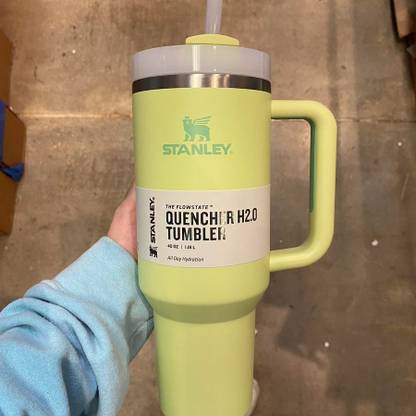 Stylento Quencher H2.0 Flowstate Tumbler | Insulated Travel Cup with Handle & Straw Stainless Steel Tumbler
