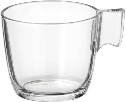 IKEA Mug, Set Of 2 Clear Glass, 23 cl ( Glass Coffee Mug