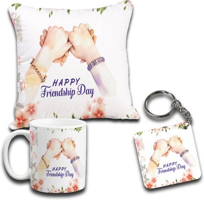 Handicraft Bazarr Friendship Day Guft combo For Besties Hubby Friends BFF Ceramic Coffee Mug
