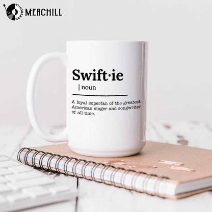 craft maniacs SWIFTIE MEANING 330 ML WHITE MUG FOR TAYLOR SWIFT LOVERS Porcelain Coffee Mug