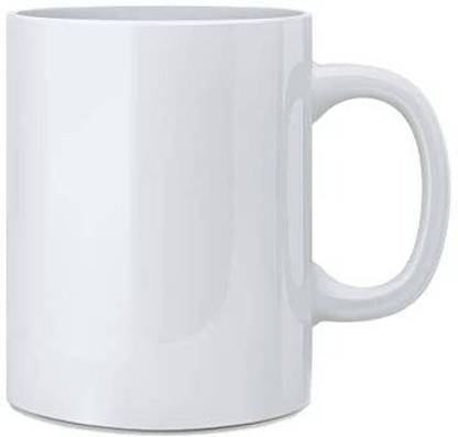 Convay lossy Finish Microwave Safe Ceramic Coffee Tea Milk Royal Plain White 350ml Ceramic Coffee Mug