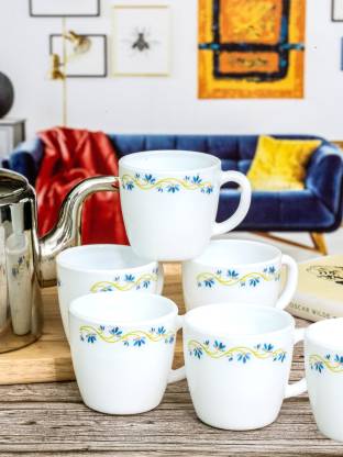 cello Opal Glass Set Opalware Coffee Mug