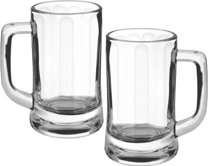 TREO Munich Cool 359 ml Each, Transparent|Juice|Water Glass Beer Mug