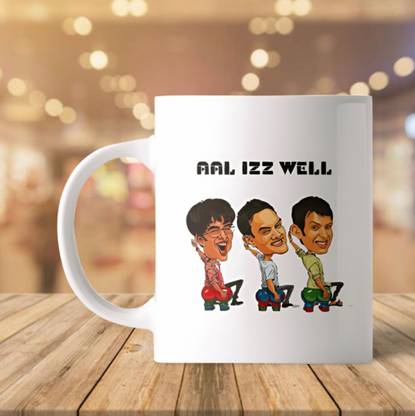 funkyfoxx “Aal Izz Well” mug Ceramic Coffee Mug