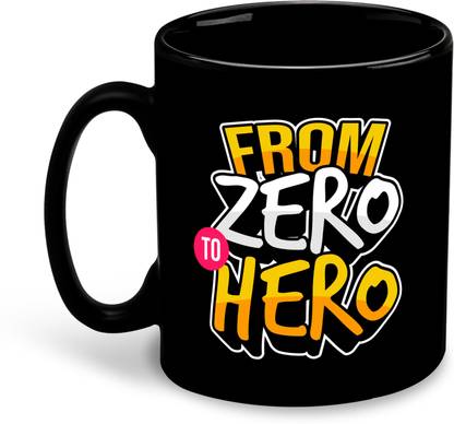 whats your kick Zero to Hero Hindi Funny Quotes Ceramic Coffee Mug