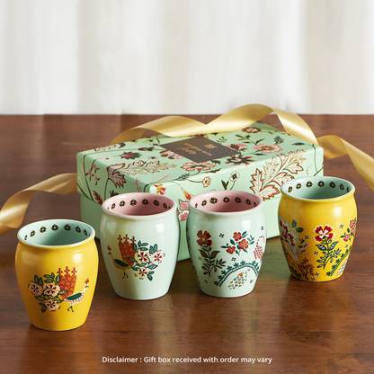 chumbak Jaipur Gardens Kulhad Gift Box Ceramic Tumbler