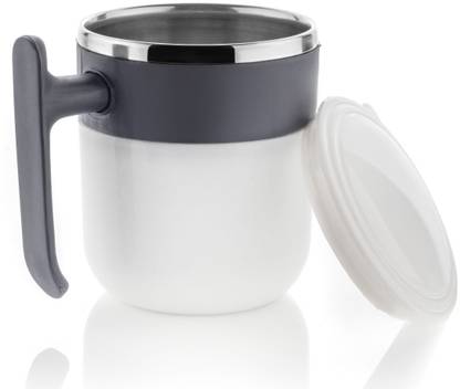 Livronic Tea Coffee with Lid Stainless Steel Coffee (300 ml, Pack of 1) Stainless Steel Coffee Mug