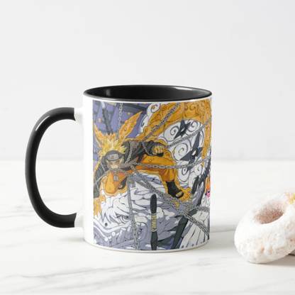 Freshkrafts Naruto Uzumaki Cartoon Printed Tea & Coffee Cup/Gift for Loved Ones Ceramic Coffee Mug