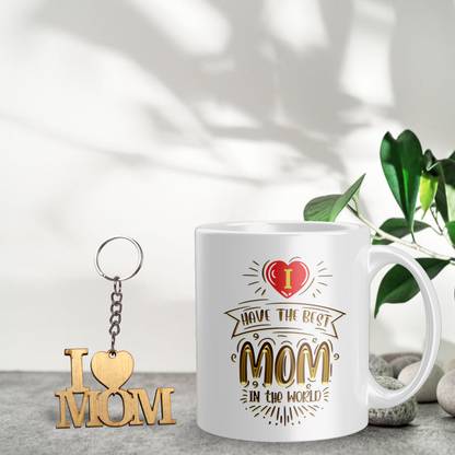 DesiDekho Mug, Keychain Gift Set