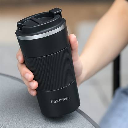 Frenchware Coffee, Tumbler, Flask for Tea Coffee, Insulated, Double Wall Vacuum Stainless Steel Coffee Mug