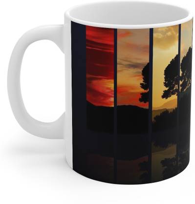 Tinggy Think Creative Unique Design photo Printed Ceramic Coffee Mug