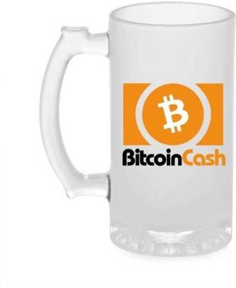 V FINANCERS Bit Cash Glass Beer Mug
