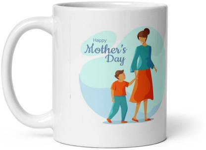 Dezzbee Mothers Day Gift Happy Mothers Day Printed Ceramic Coffee Mug