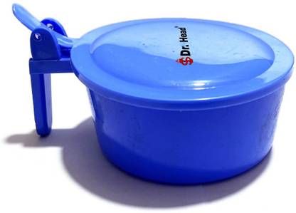 Dr. Head Plastic Spitting With Lid Pot 10 cm Diameter 0.1 L Capacity Plastic Tumbler Plastic Tumbler