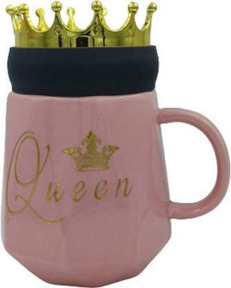 gaurav gift shop BEAUTIFUL QUEEN MUG BIG SIZE Ceramic Coffee Mug