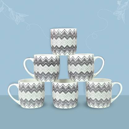 StarAndDaisy Coffee Set of 6 | Ceramic Bone China Cup to Gift to Best Friend Ceramic Coffee Mug