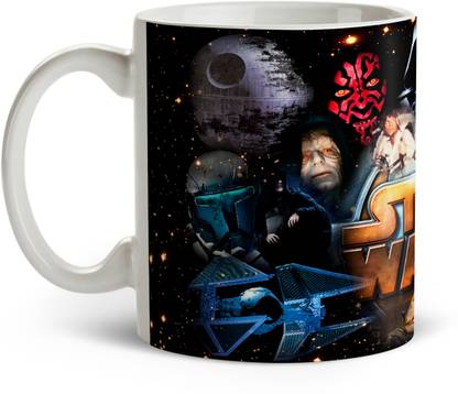 ON TREND Star Wars Characters Design Printed Ceramic Coffee Mug