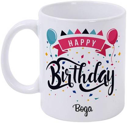 epheriwala Happy Birthday BOGA /Birthday Gifts Printed Ceramic Coffee Mug