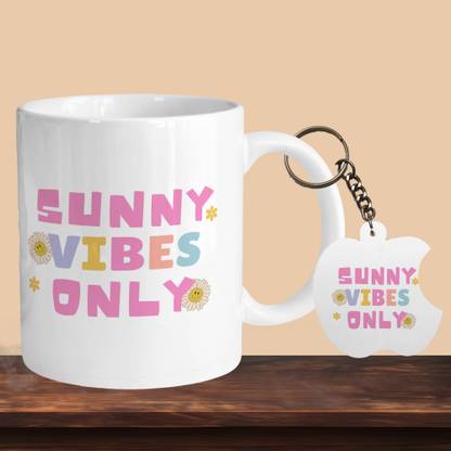 VM SHOPPING MALL Sunny Vibes Only R-A Ceramic Coffee Mug