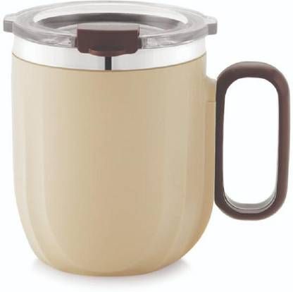 BIZOLO CO=400 Plastic, Silver Coffee Mug