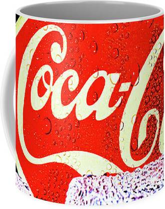 MoreAndMore Specially Designed Glossy Ice-Cold-Coke Coffee Printedss Ceramic Coffee Mug