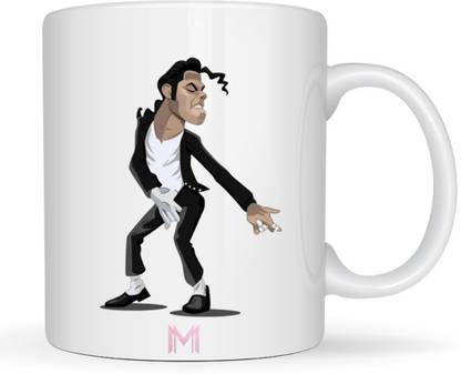 MaddockCorp Maddock Michael Jackson Printed Cartoon Character Design For Kids Ceramic Coffee Mug