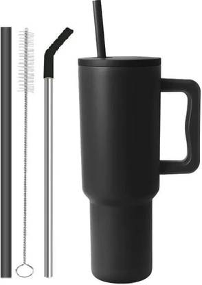 ESLORA Stainless Steel Vacuum Double Insulated Tumbler with Handle and Straw 1200ML Stainless Steel Tumbler