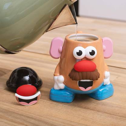 EMERGE Mr Potato Head 3D Ceramic Character with Interchangeable Pieces Ceramic Coffee Mug
