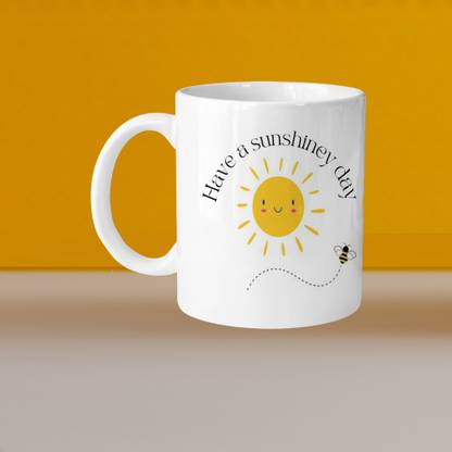 VM SHOPPING MALL VM Enjoy Your Meal L-R Ceramic Coffee Mug